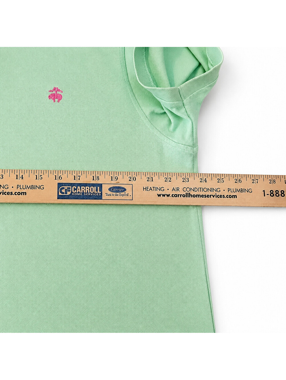 Brooks Brothers SS Polo Shirt Mens XL Mint Green Golf Preppy - Picture 7 of 8